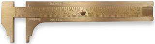 Brass Pocket Vernier Caliper 100mm