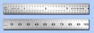 GEI 2025A 100mm Pocket Ruler